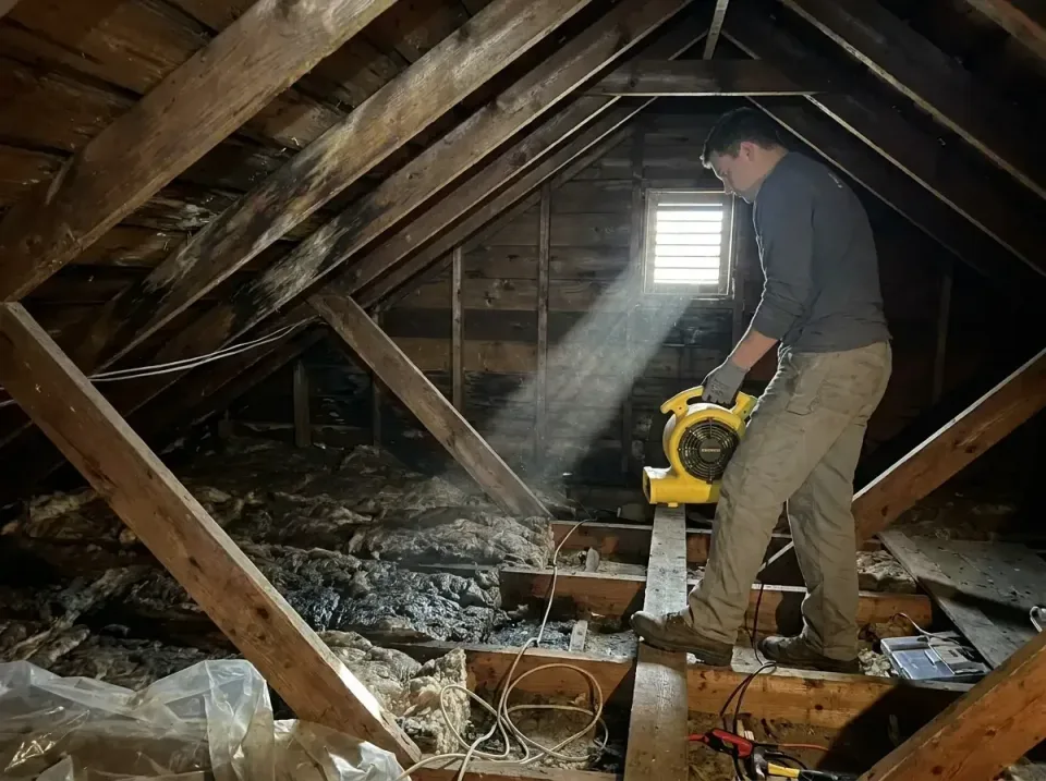 attic-water-damage-drying-proc-007 — frequently asked questions, Emergency Water Extraction & 24/7 Flood Response in DeKalb,…